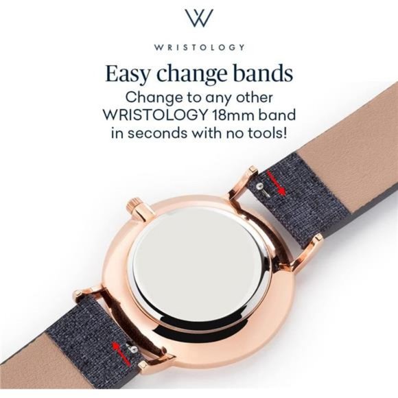 29 Styles Maxi Numbers Watch Leather Band- Interchangeable Genuine Leather Strap - Picture 6 of 6